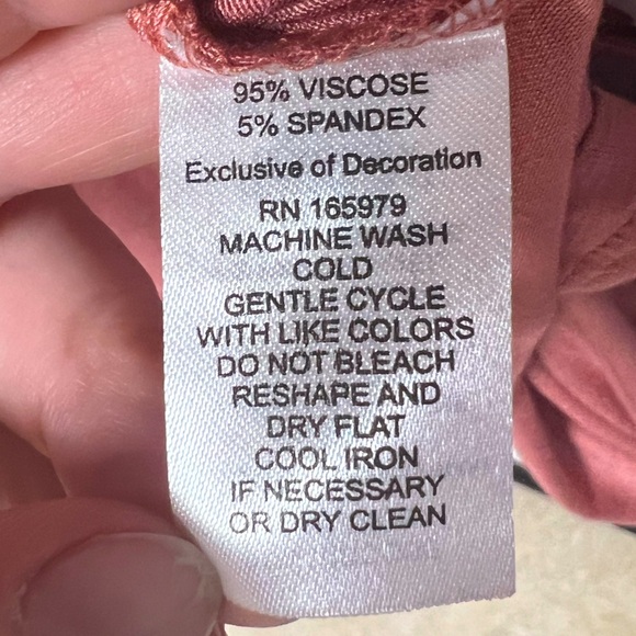 Soft Rose colored Top - Picture 4 of 5